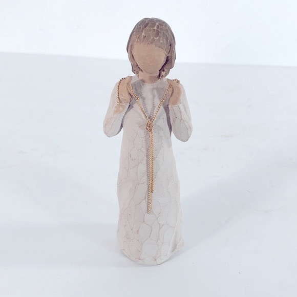 Willow Tree Truly Golden 2008 Susan Lordi Angel Hand-Painted Resin Figurine - Picture 2 of 12